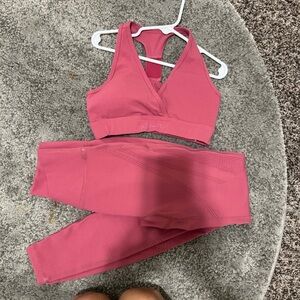 Alphalete women’s xxs pink set